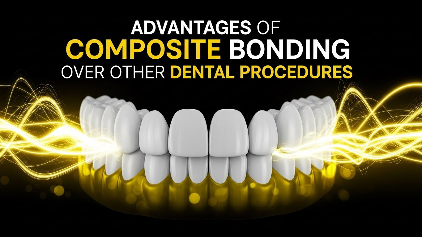 Advantages of Composite Bonding Over Other Dental Procedures